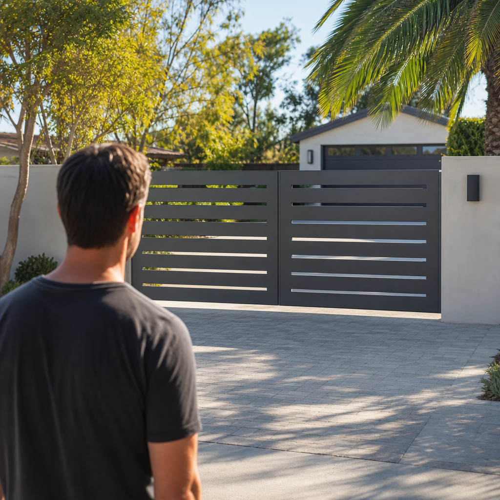 Illustration for residential gate installers