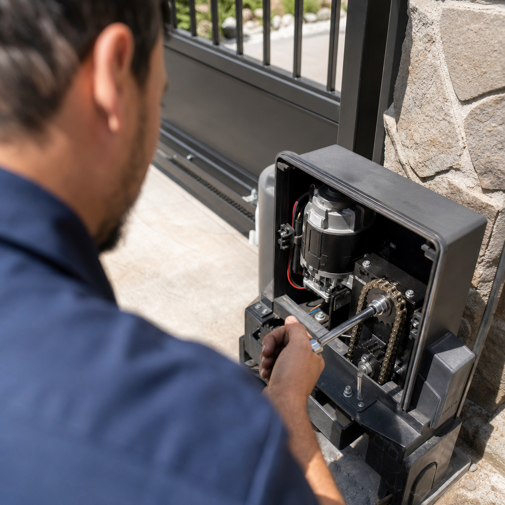 Illustration for pro gate repair experts driveway gate
