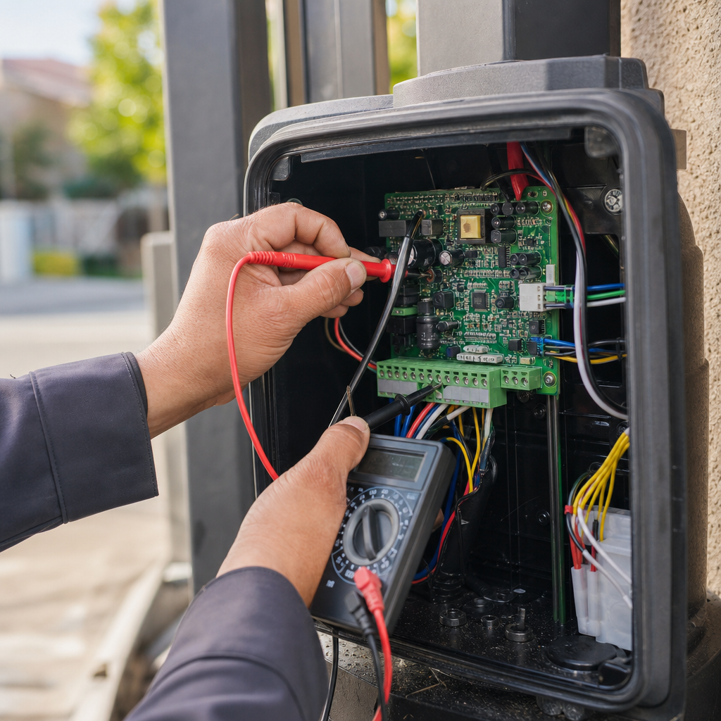 Illustration for gate repair in Milpitas