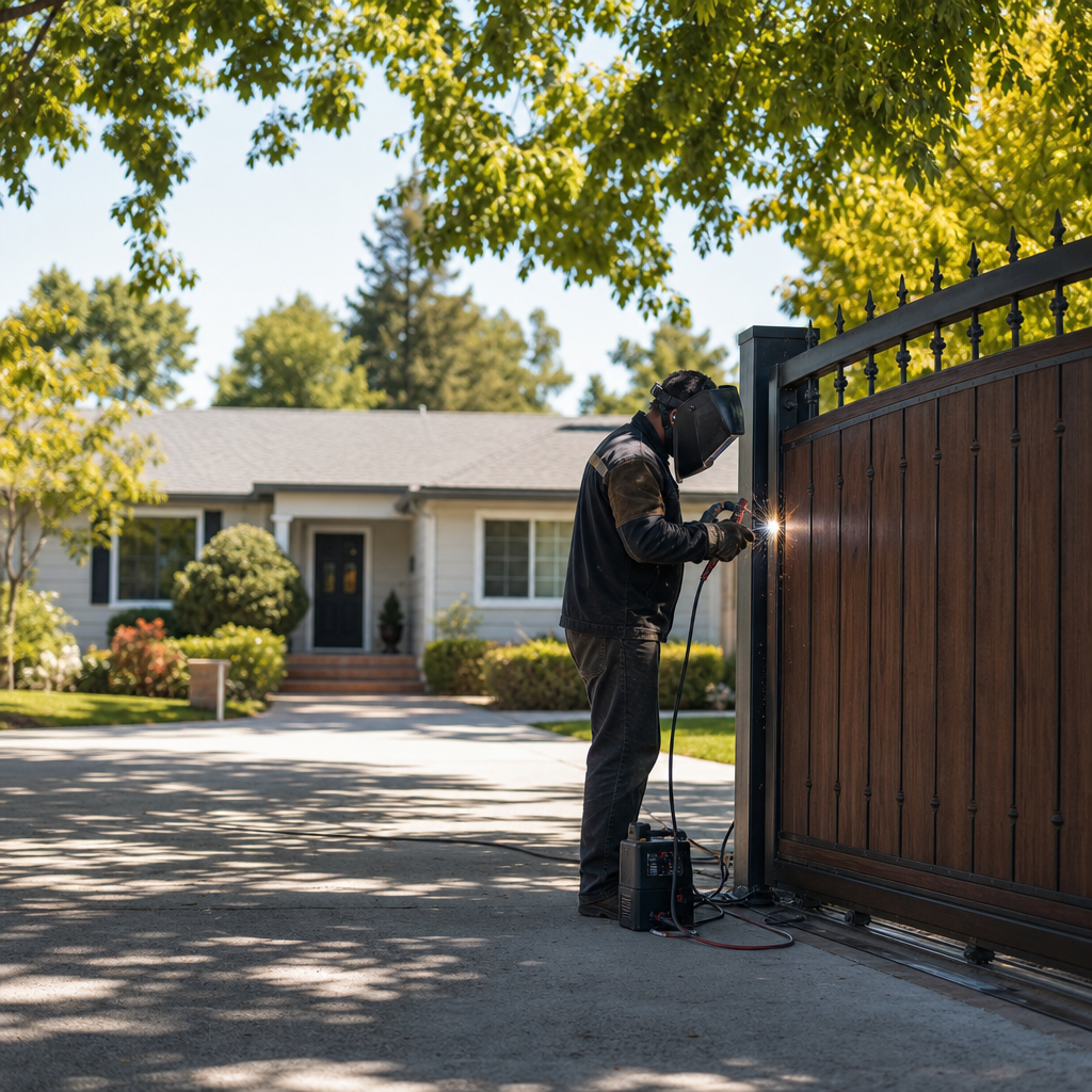 Illustration for gate repair in Cambrian Park