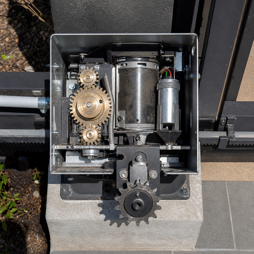 Illustration for gate motor repair in Cupertino
