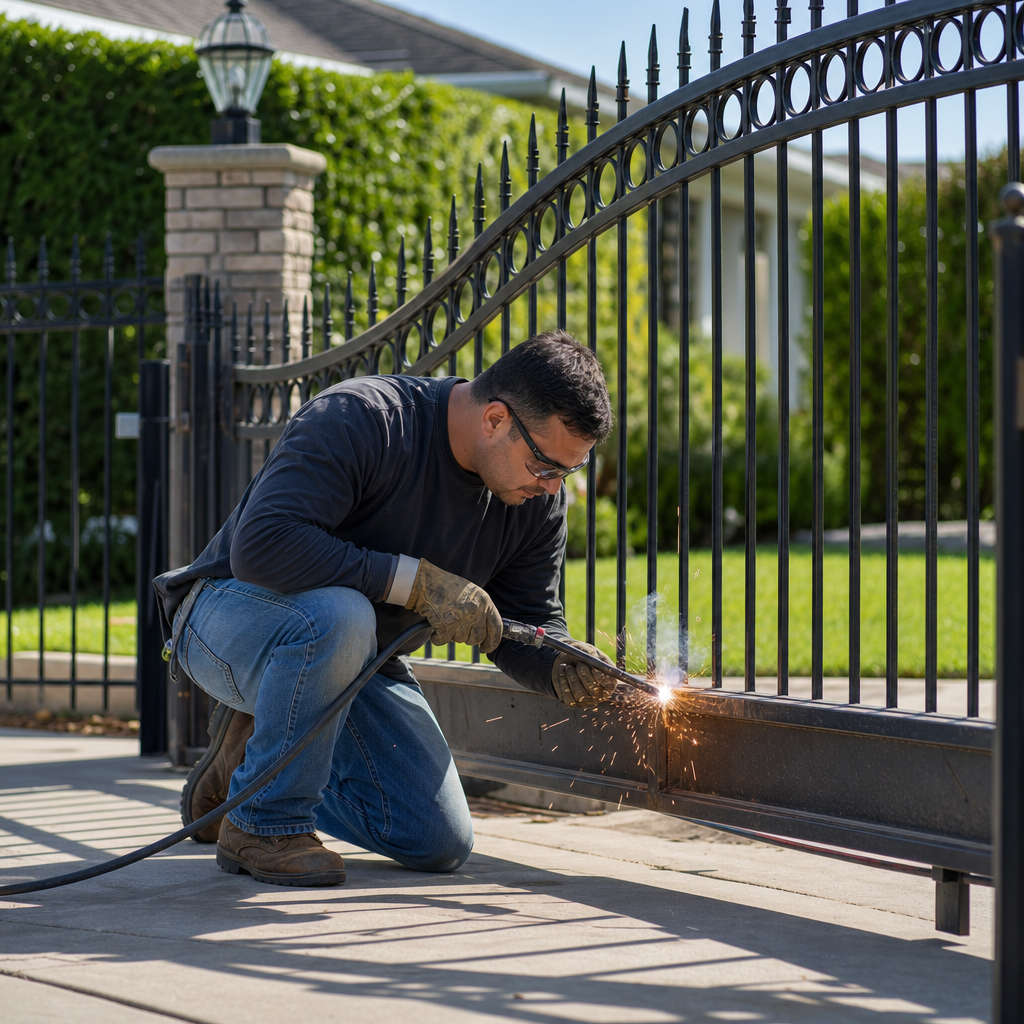Illustration for gate repair in Sunnyvale