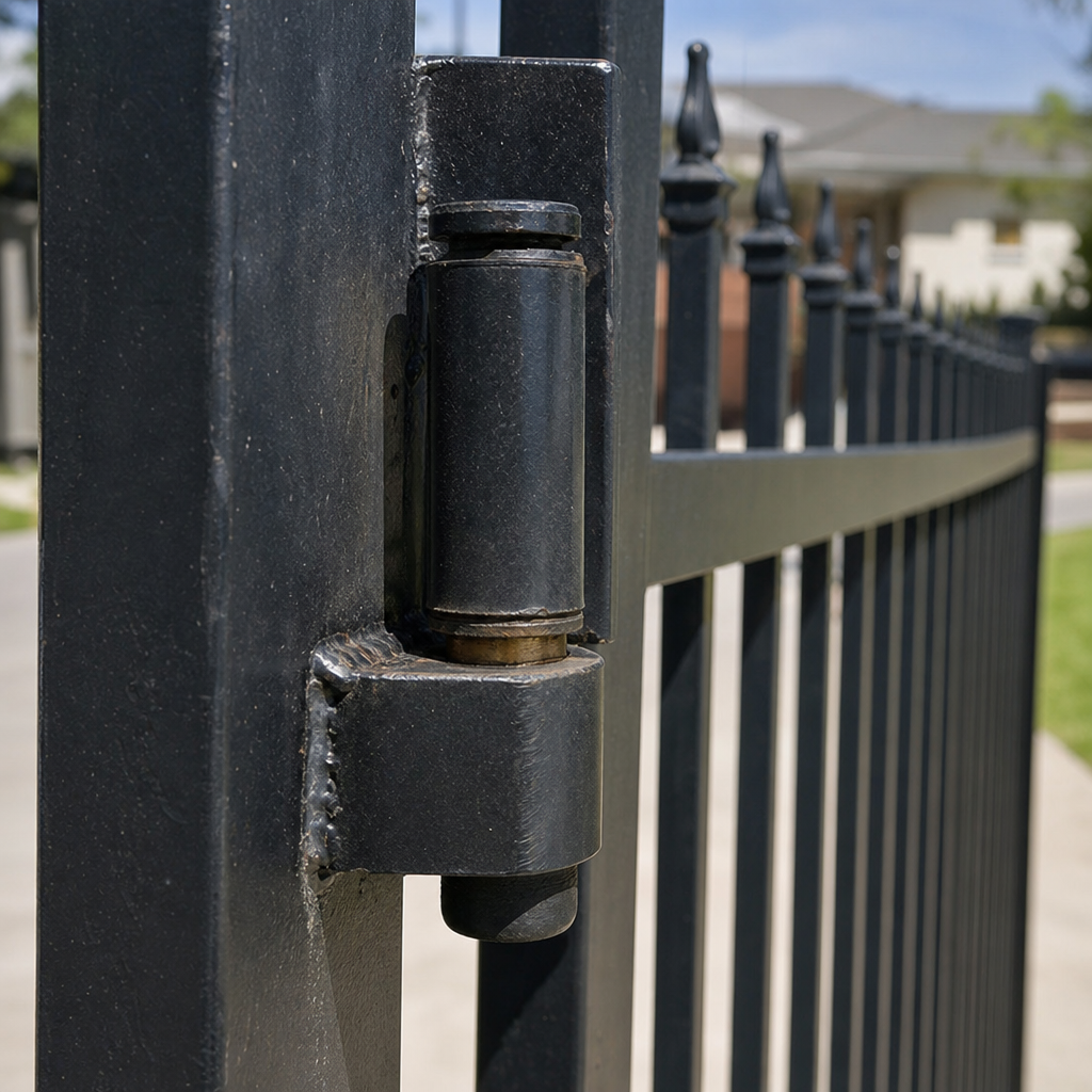 Illustration for gate hinge repair in Fremont
