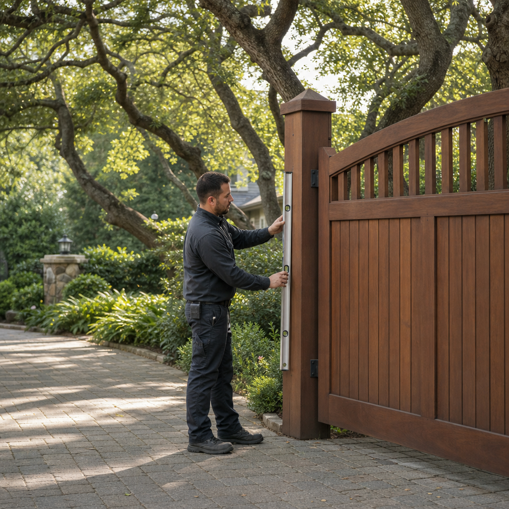 Illustration for gate repair in Palo Alto