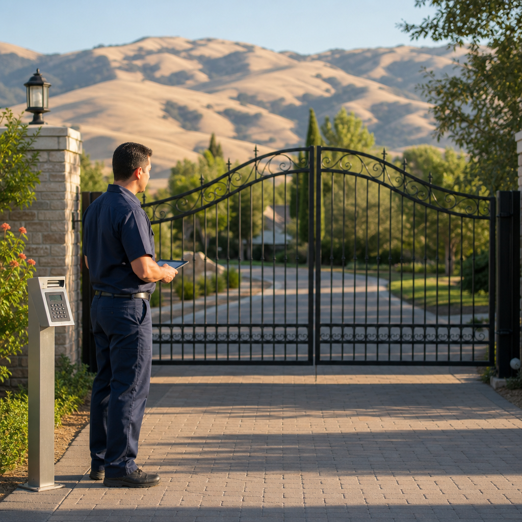 Illustration for gate repair in Alum Rock