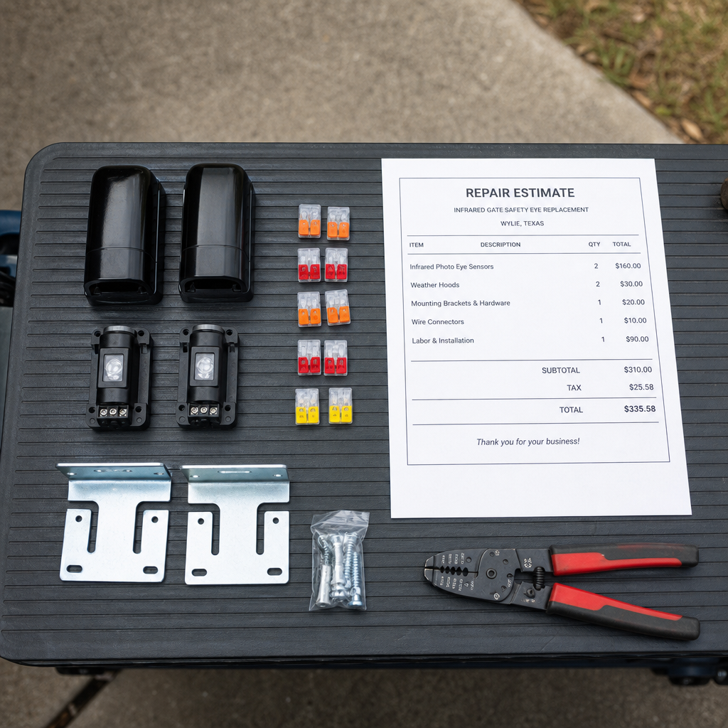Illustration for gate sensor repair wylie