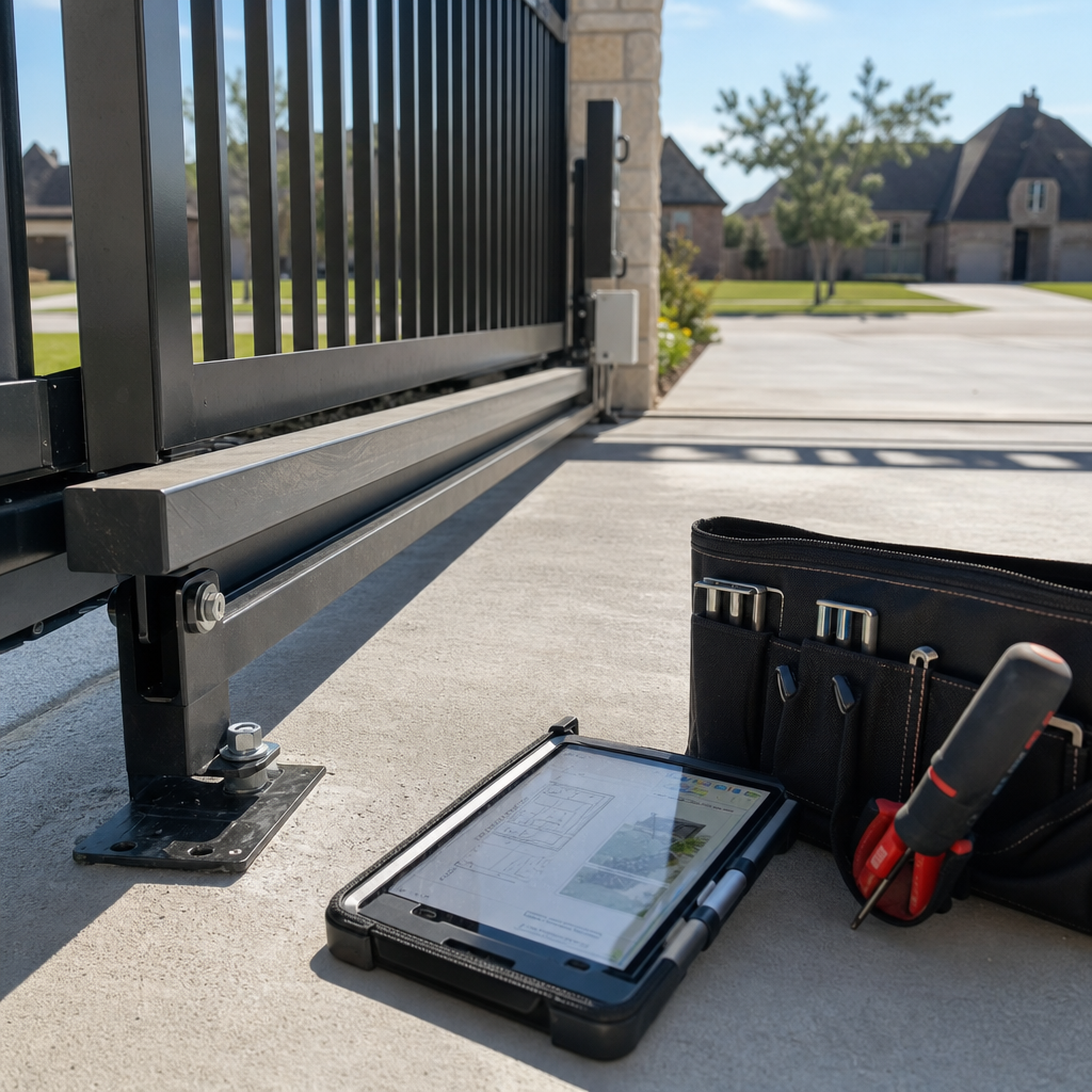Illustration for gate repair wylie tx