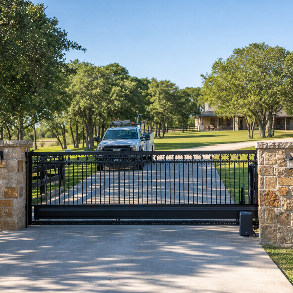 Illustration for automatic gate repair in Keene