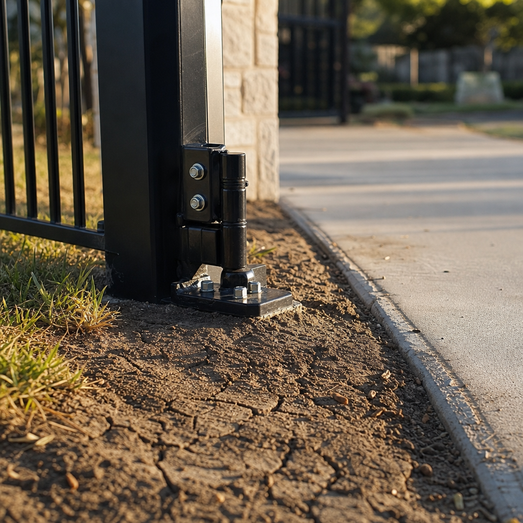 Illustration for gate repair in Crowley